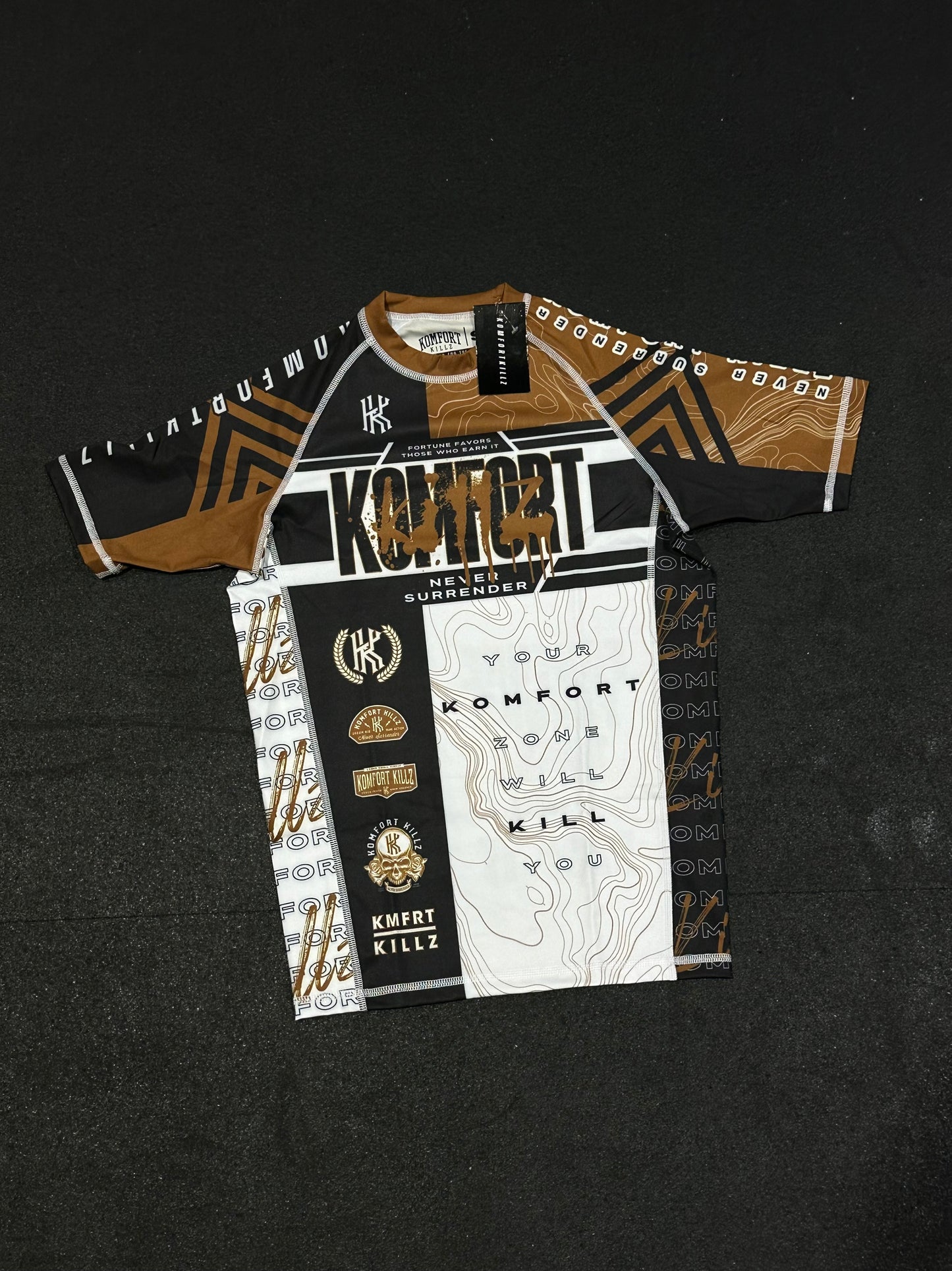 RANKED KIT - BROWN - RASH GUARD