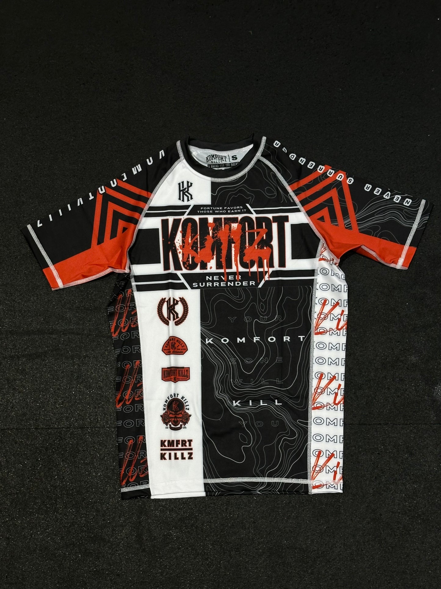 RANKED KIT - BLACK - RASH GUARD