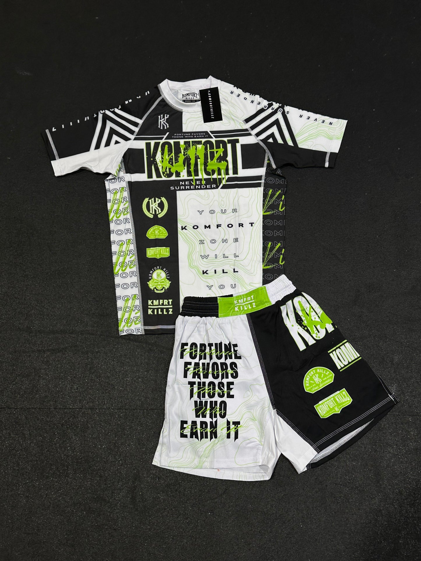 RANKED KIT - WHITE - RASH GUARD