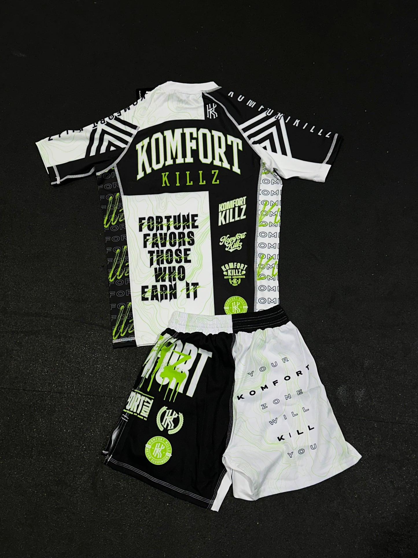 RANKED KIT - WHITE - RASH GUARD