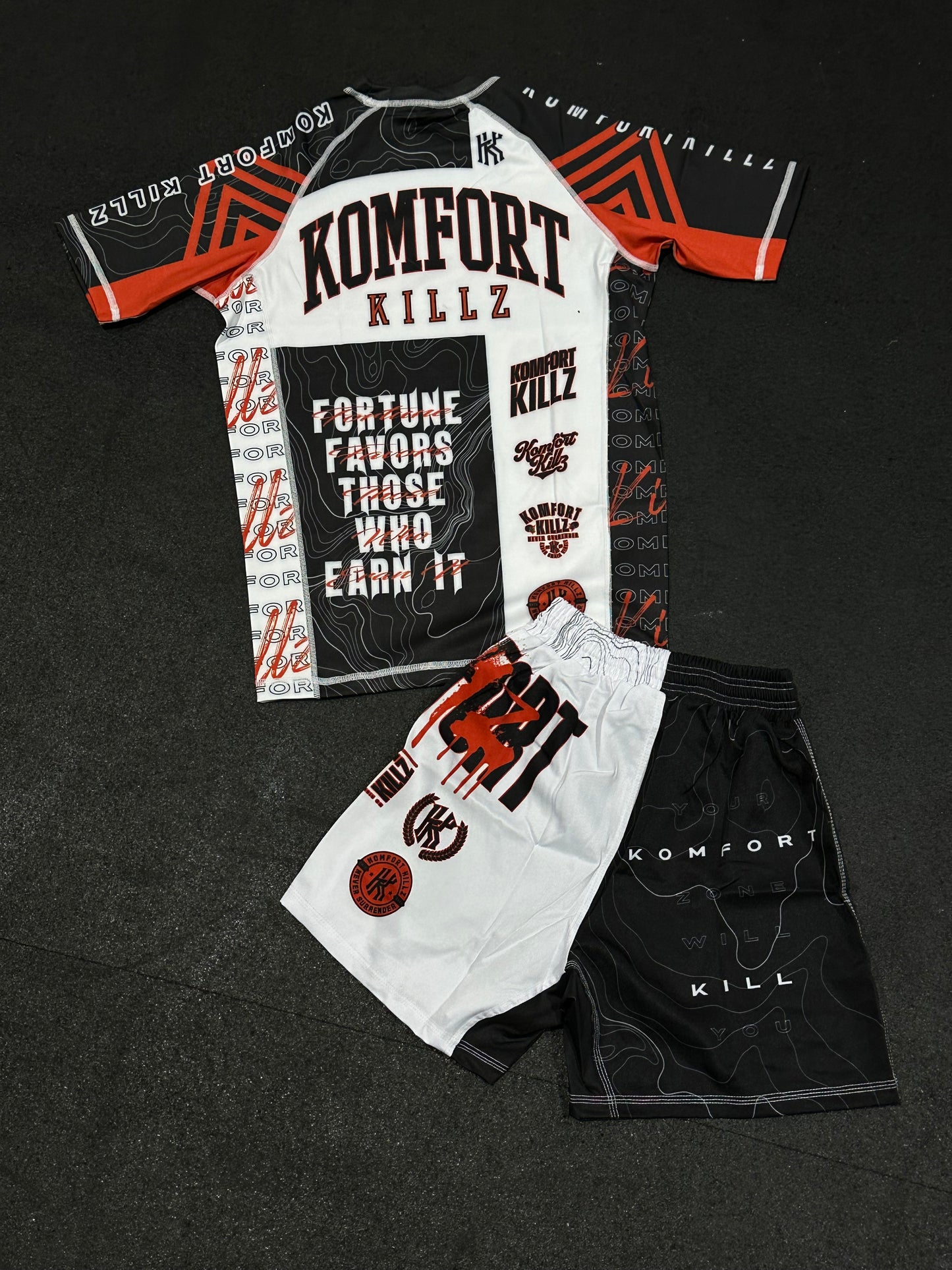 RANKED KIT - BLACK - RASH GUARD