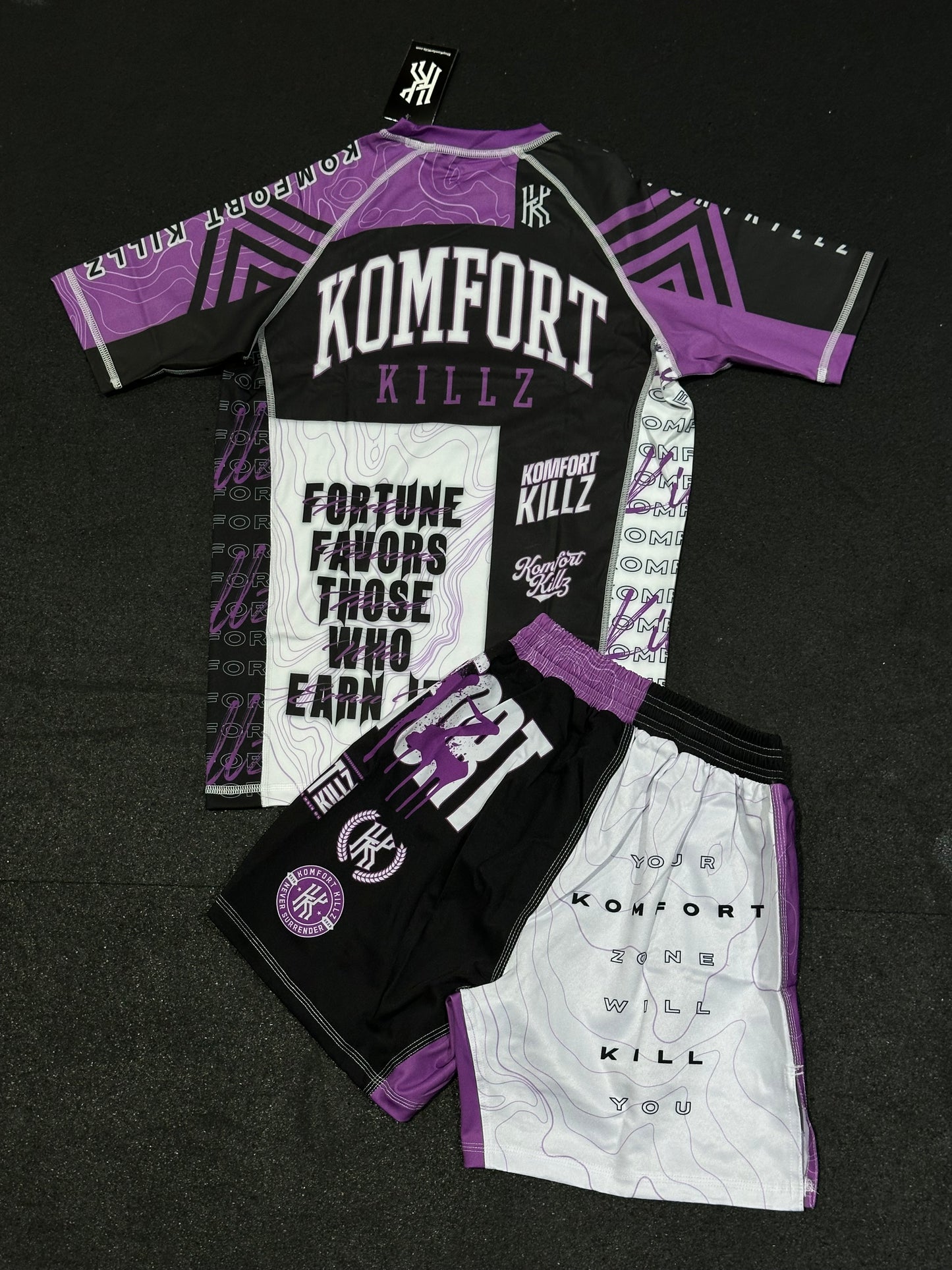 RANKED KIT - PURPLE - RASH GUARD