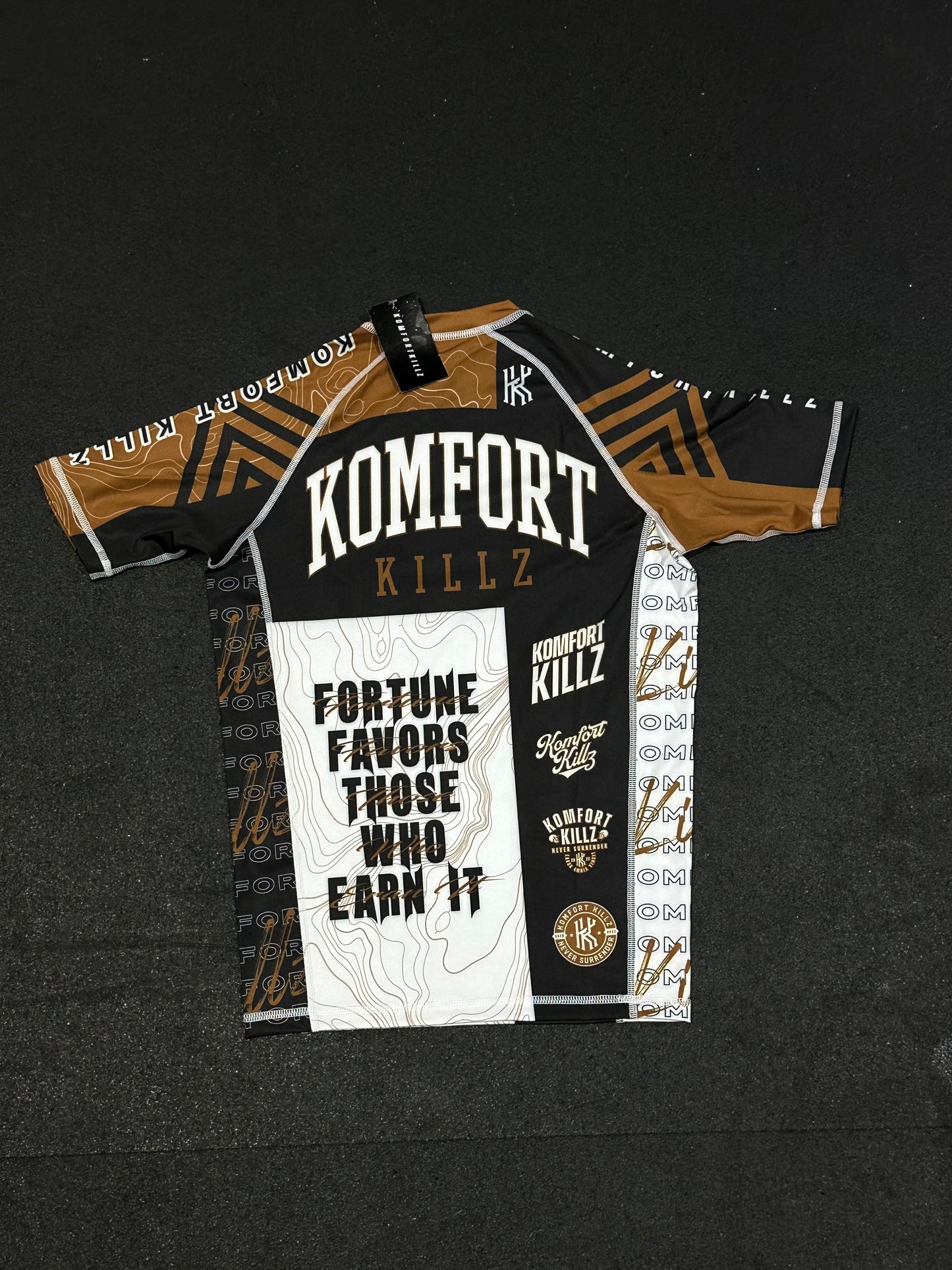 RANKED KIT - BROWN - RASH GUARD