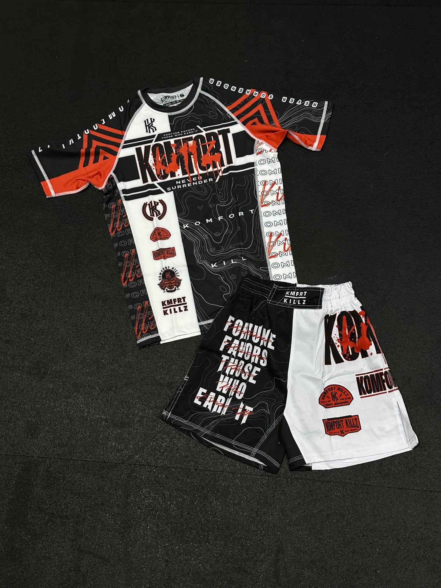 RANKED KIT - BLACK - RASH GUARD