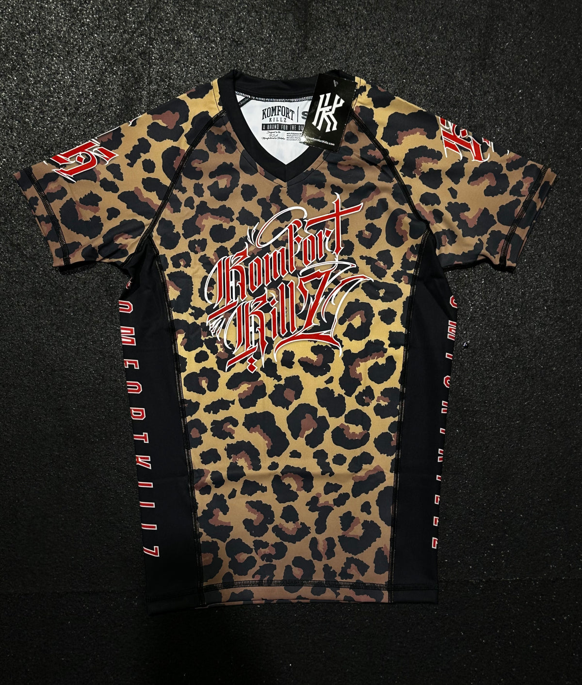 THE WILD CAT - CLASSIC LEOPARD - RASH GUARD (LADIES)