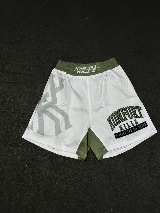 NEVER SURRENDER - MIX & MATCH - WHITE - SHORTS