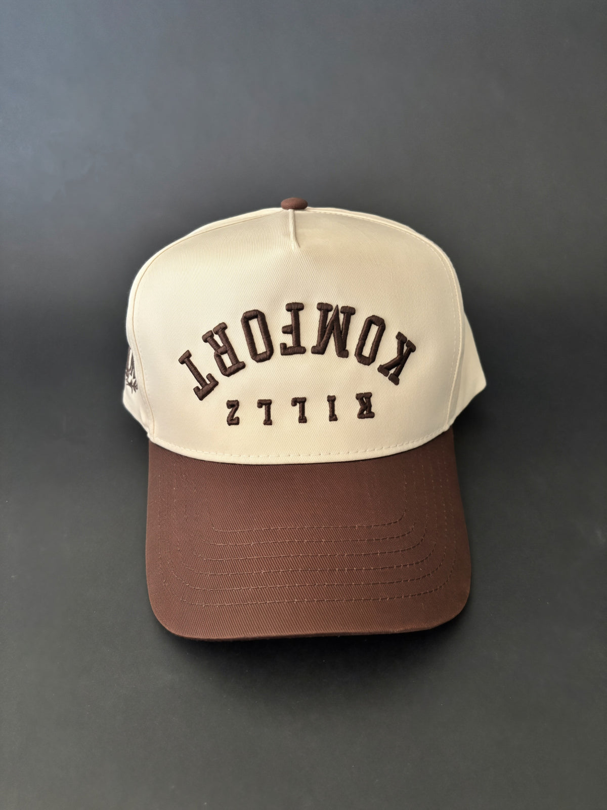 The Inversion SnapBack - Cream & Brown