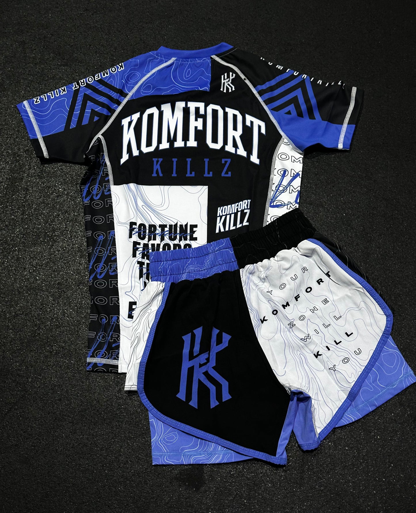 RANKED KIT - BLUE - RASH GUARD (LADIES)
