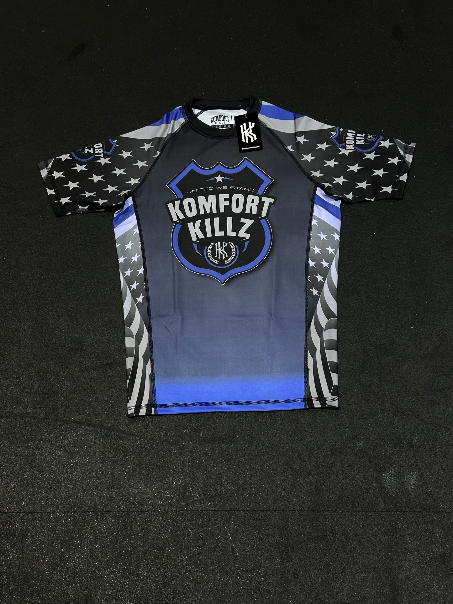 BACK THE BLUE - RASH GUARD