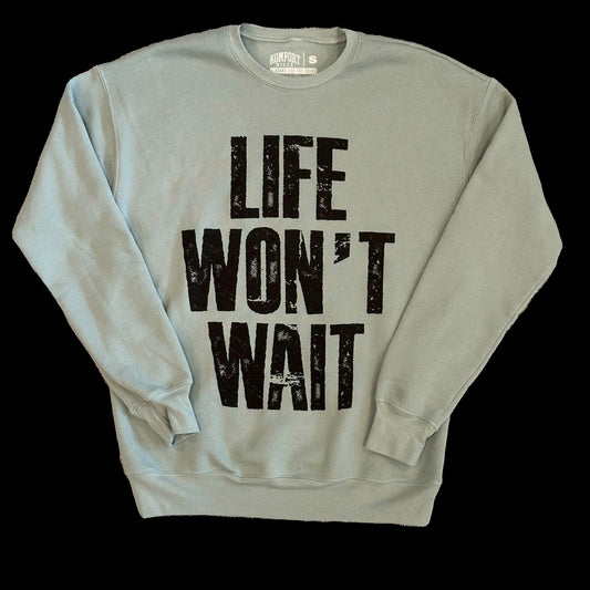 LIFE WON'T WAIT