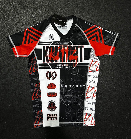 RANKED KIT - BLACK - RASH GUARD (LADIES)