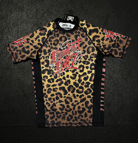THE WILD CAT - CLASSIC LEOPARD - RASH GUARD (MEN’S)