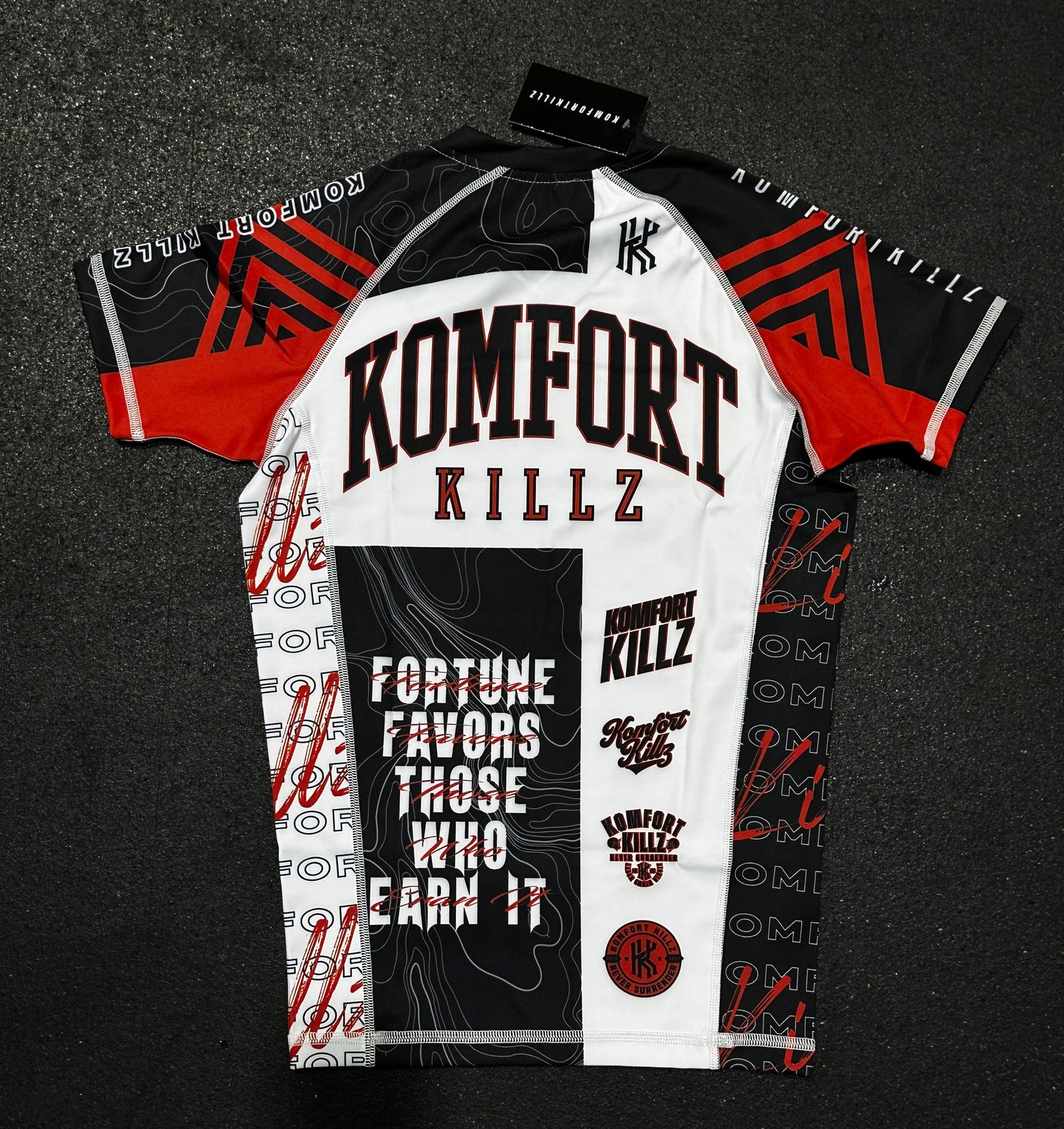 RANKED KIT - BLACK - RASH GUARD (LADIES)