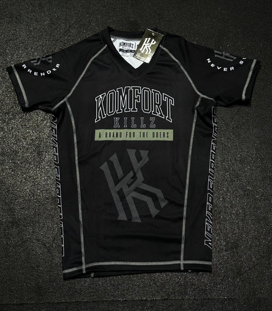NEVER SURRENDER - MIX & MATCH - RASH GUARD (LADIES)