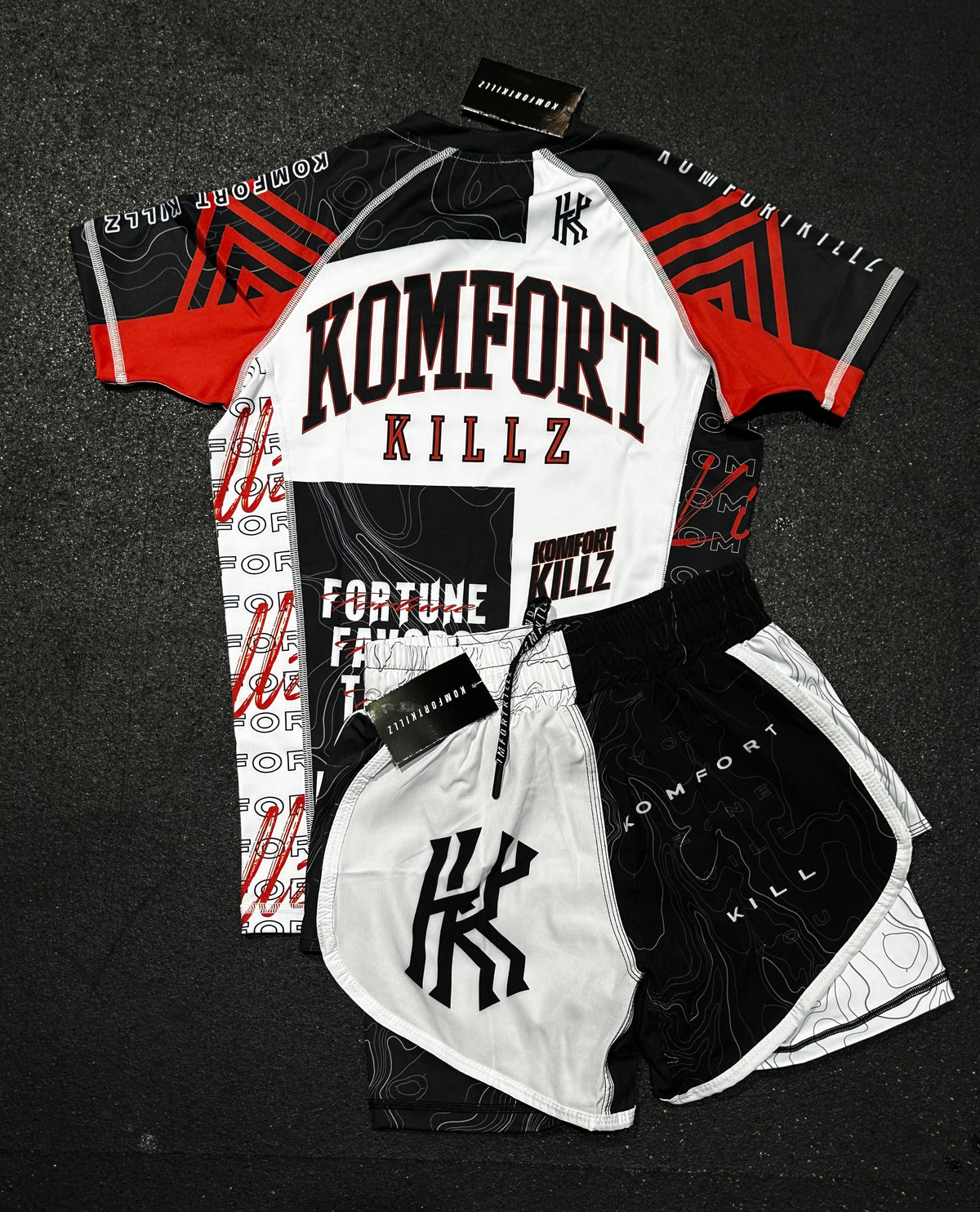 RANKED KIT - BLACK - RASH GUARD (LADIES)
