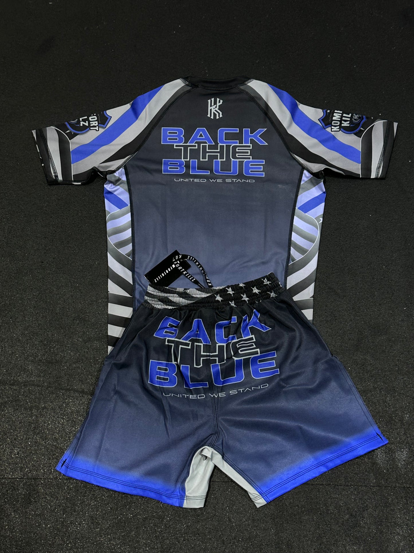 BACK THE BLUE - RASH GUARD