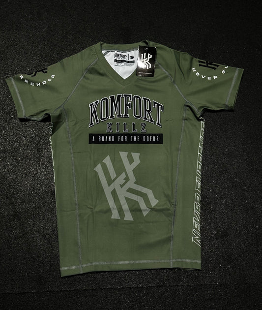NEVER SURRENDER - MIX & MATCH - RASH GUARD (LADIES)