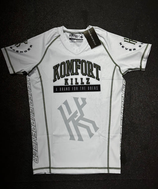 NEVER SURRENDER - MIX & MATCH - RASH GUARD (LADIES)