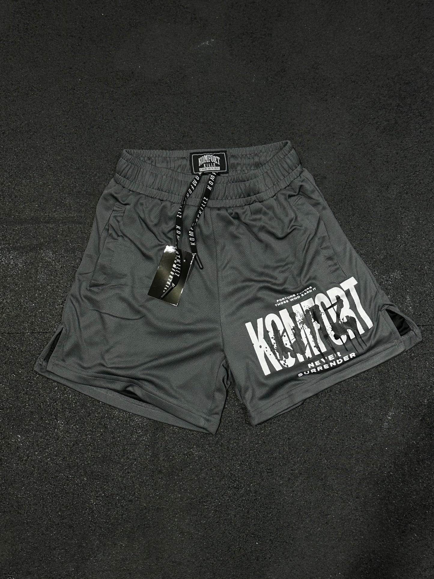 MESH SHORTS - GREY