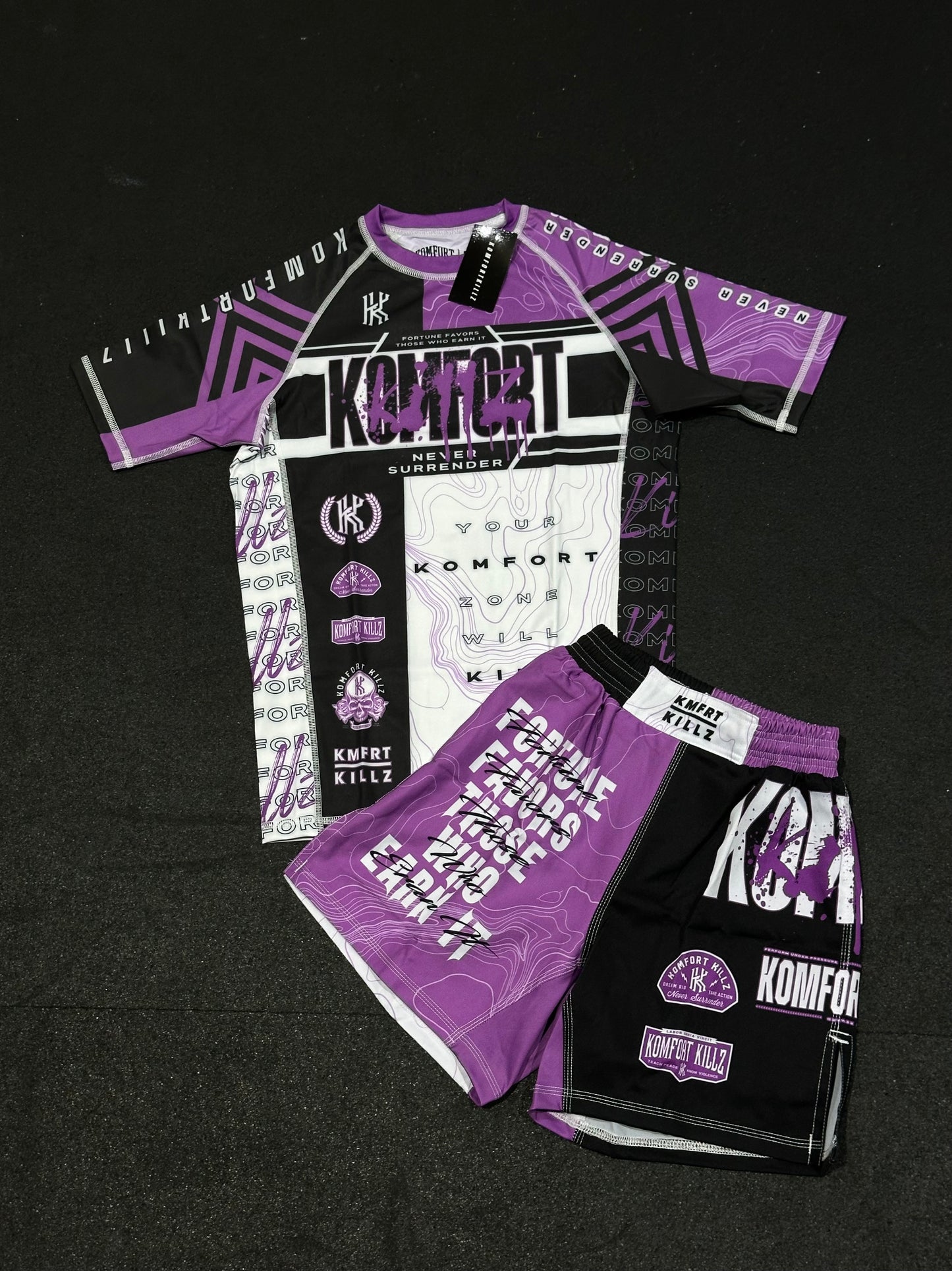RANKED KIT - PURPLE - RASH GUARD