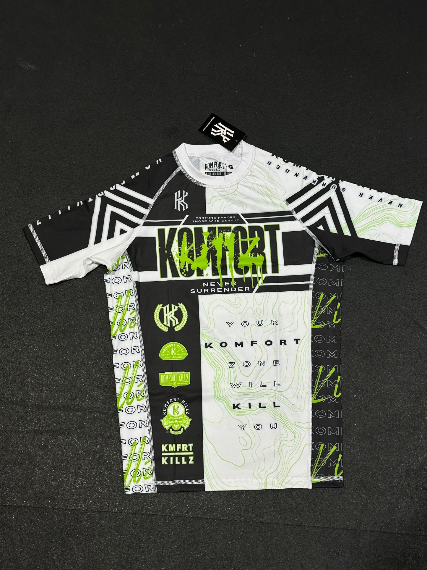 RANKED KIT - WHITE - RASH GUARD