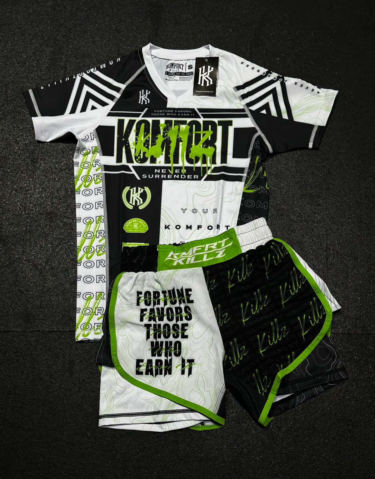 RANKED KIT - WHITE - SHORTS (LADIES)