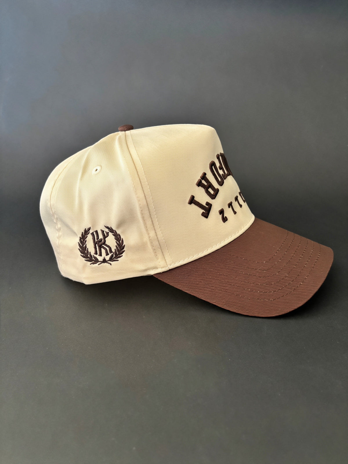 The Inversion SnapBack - Cream & Brown