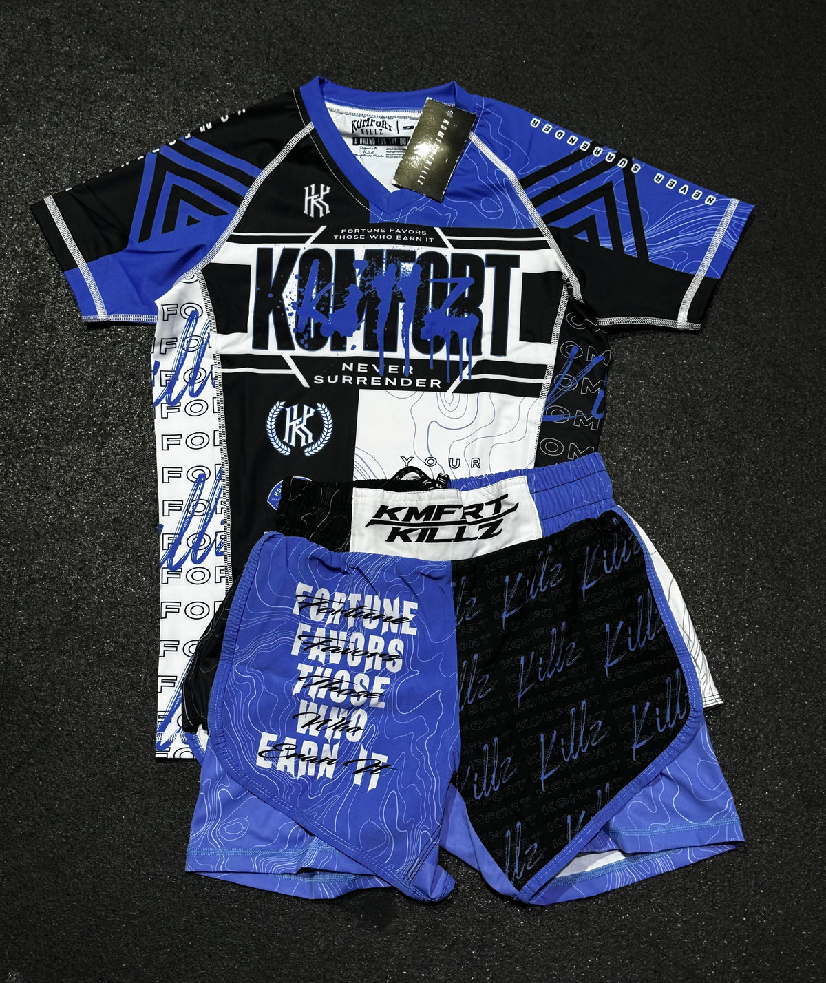 RANKED KIT - BLUE - RASH GUARD (LADIES)