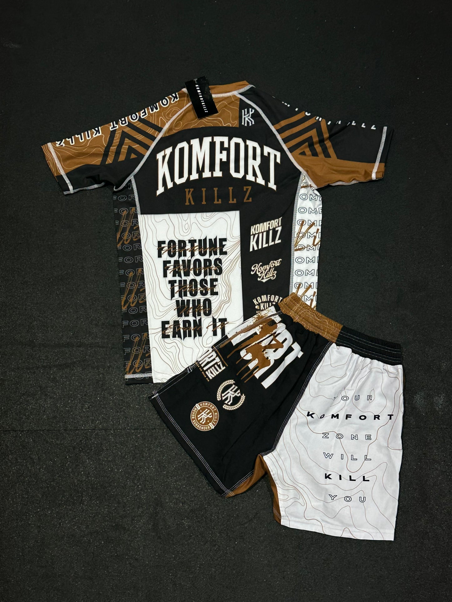 RANKED KIT - BROWN - RASH GUARD