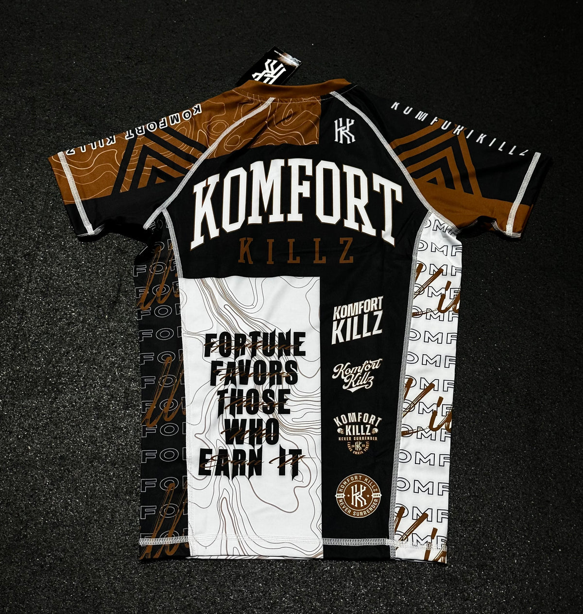 RANKED KIT - BROWN - RASH GUARD (LADIES)