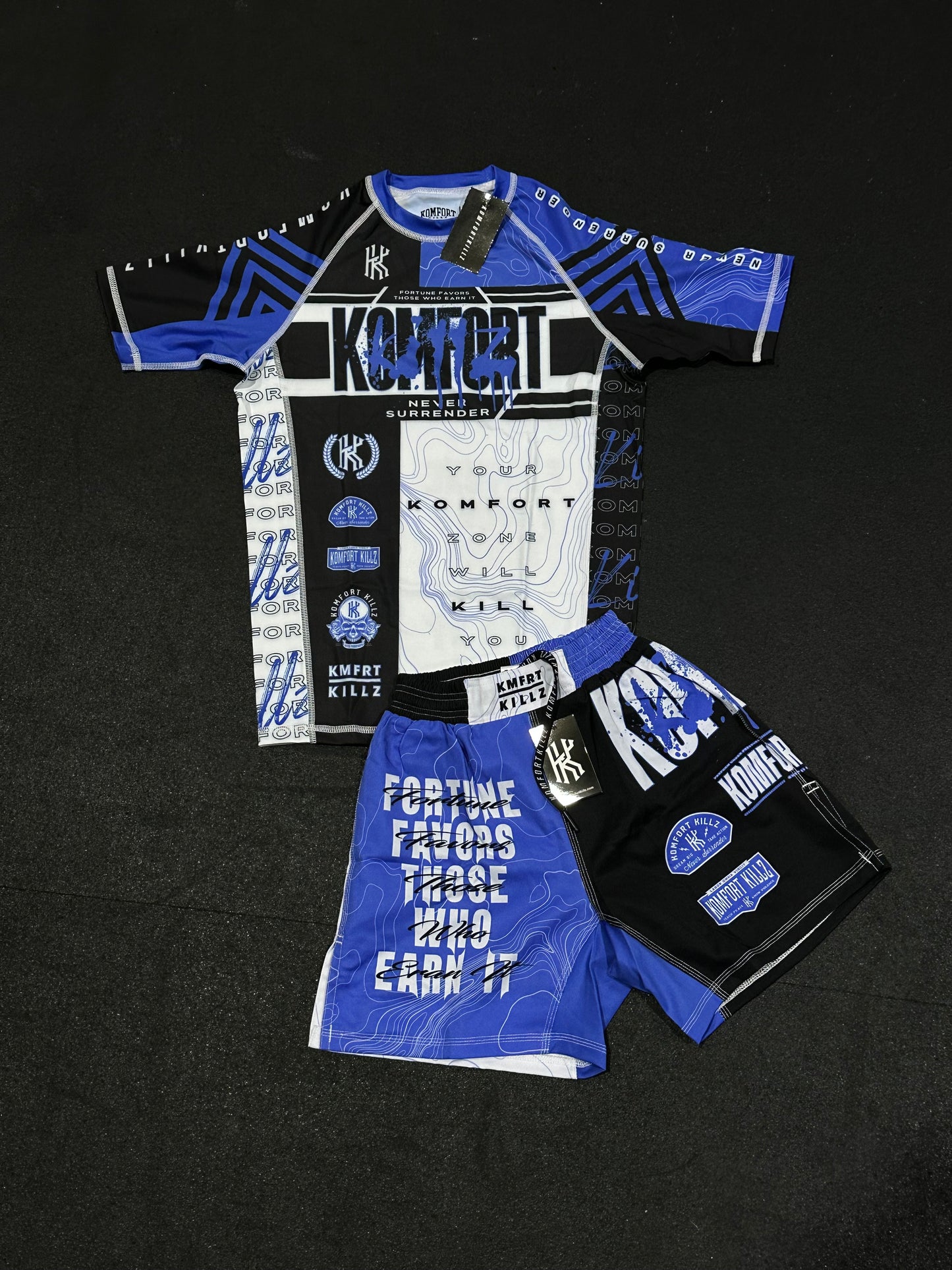 RANKED KIT - BLUE - RASH GUARD
