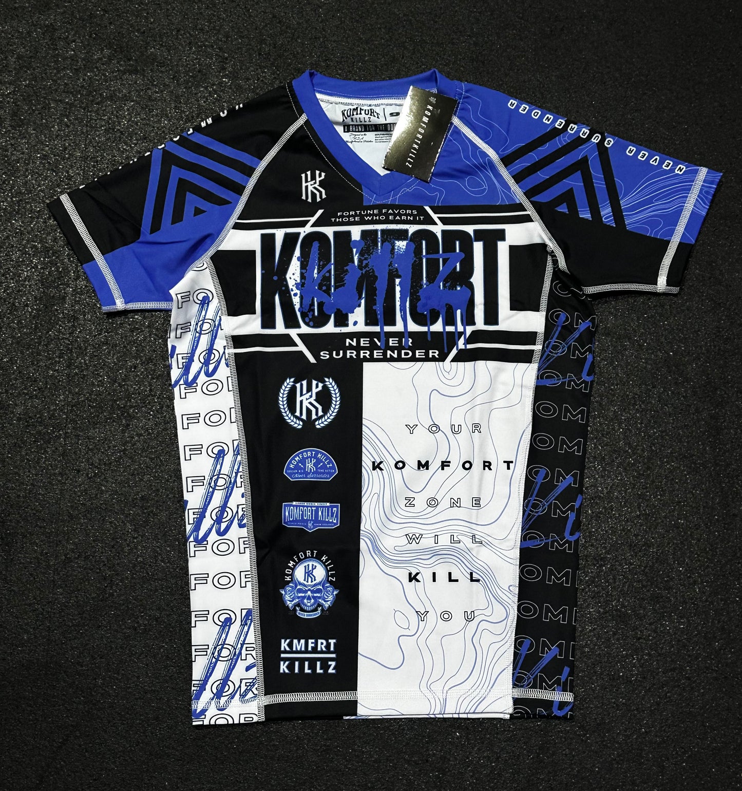 RANKED KIT - BLUE - RASH GUARD (LADIES)